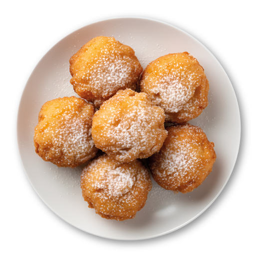 Buñuelos de manzana miniatura